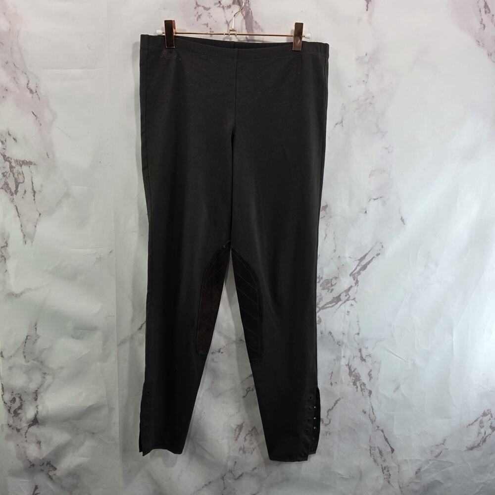Ralph Lauren Leggings Womens Medium Brown Equestrian Rugby Jodphurs Suede